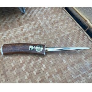 Vintage Rare letter Opener Caribou Antler B. Merry Studio Anchorage, Alaska.